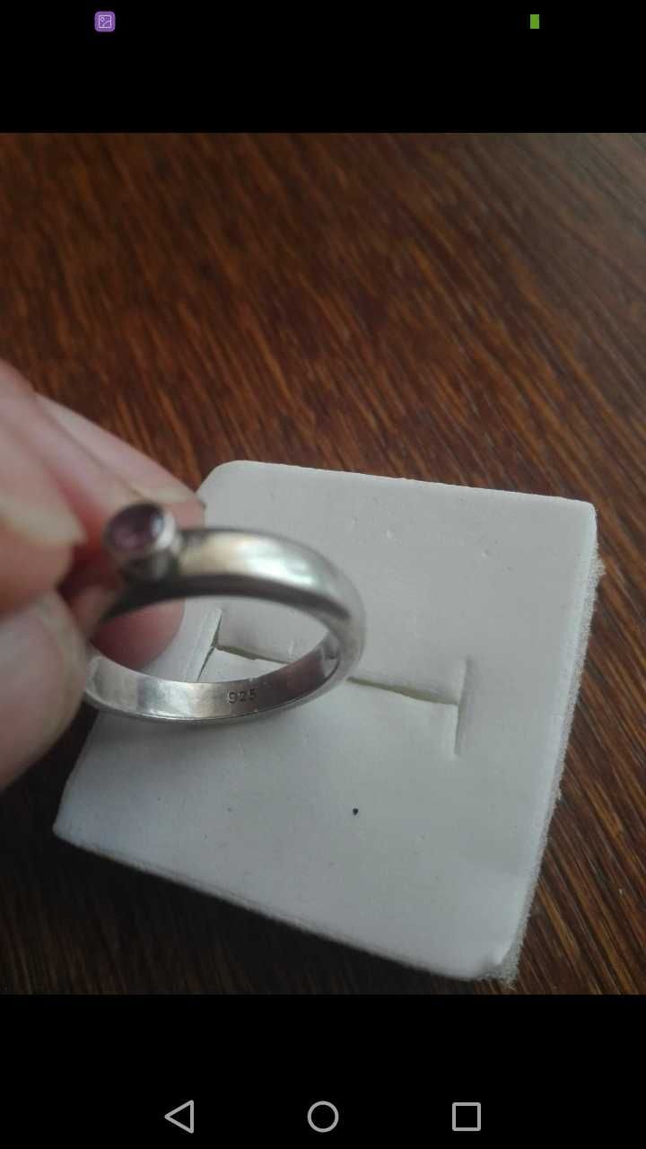 Stary srebrny pierścionek r14
