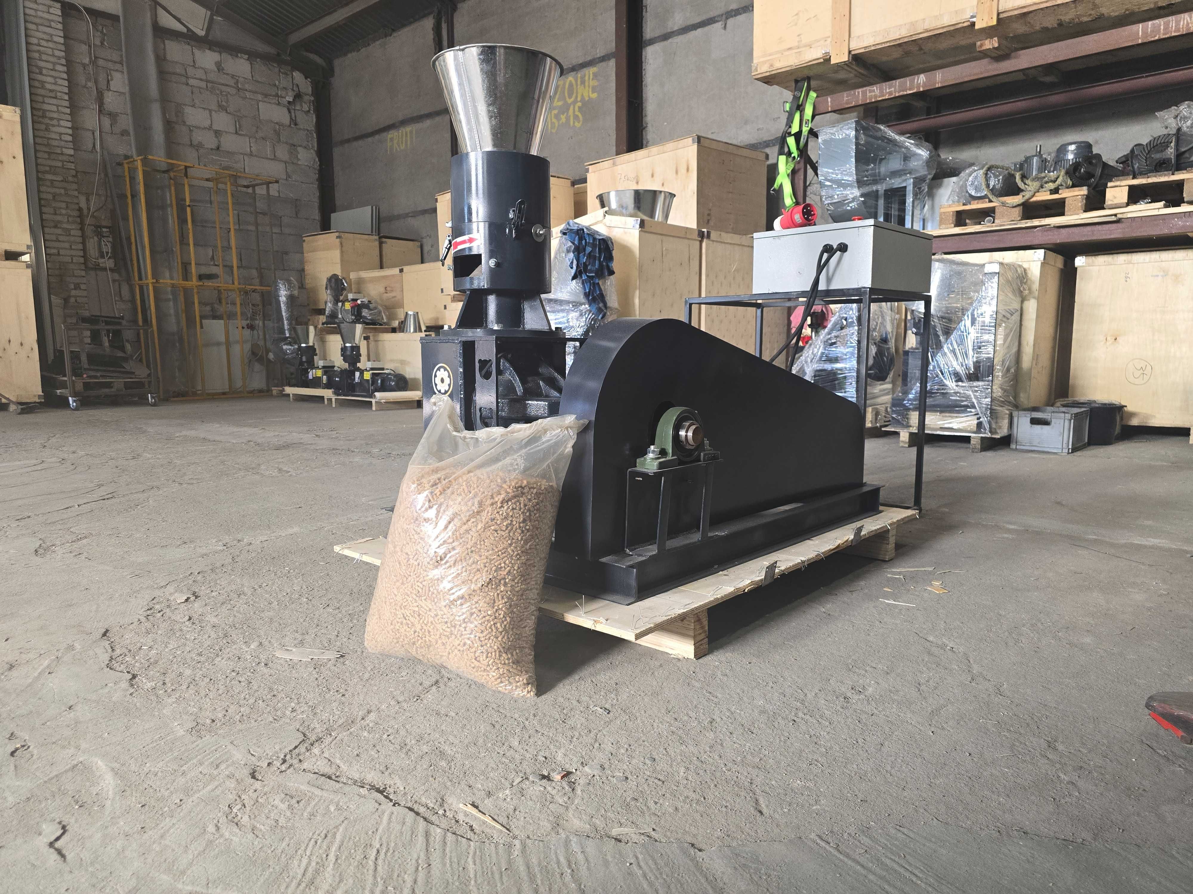 PELECIARKA 7,5kW rolki ruchome wolnoobrotowa