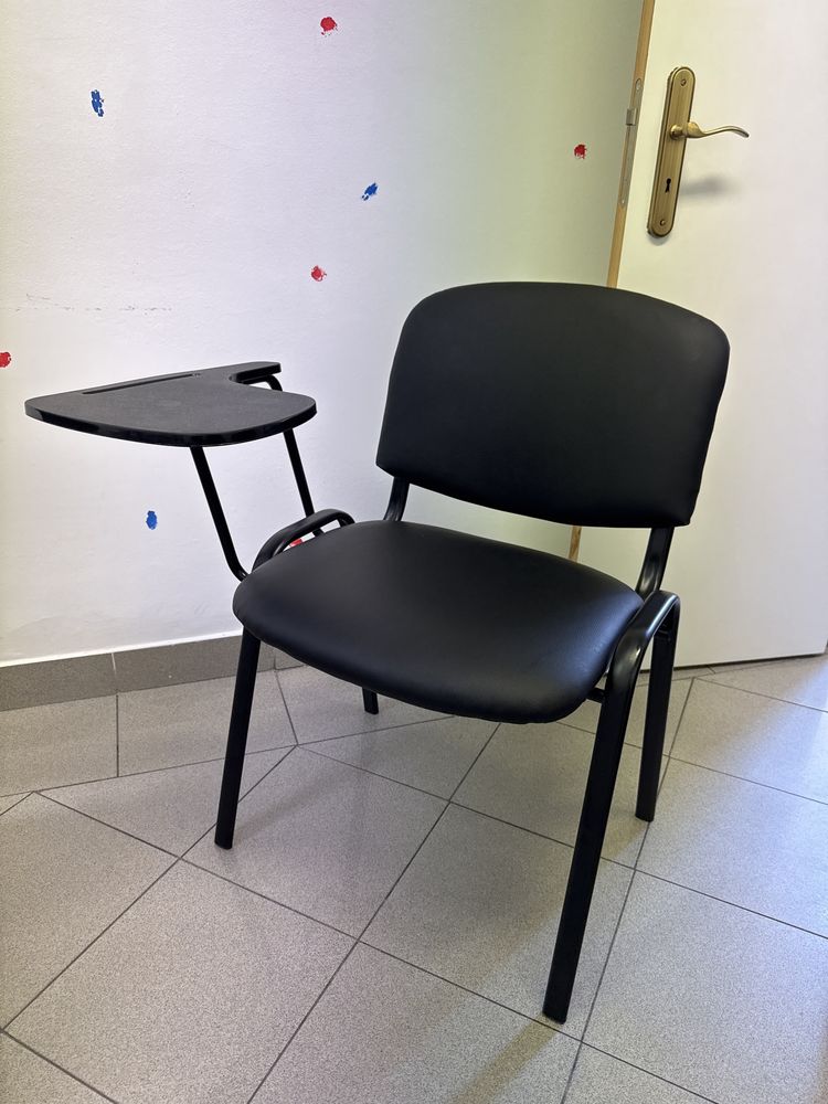 Conjunto de 8 cadeiras com pá/mesa para escola/formação/cursos