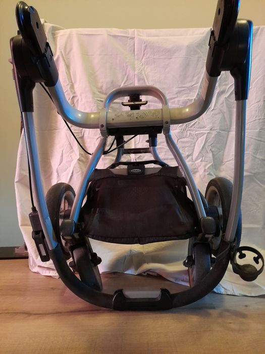 Wózek Graco 3w1 plus baza fotelika na kanapę samochodu