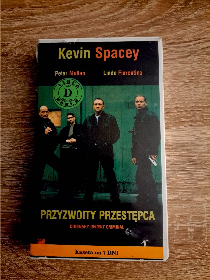 Przyzwoity Przestępca- Kevin Spacey- Vhs Polski Lektor Unikat