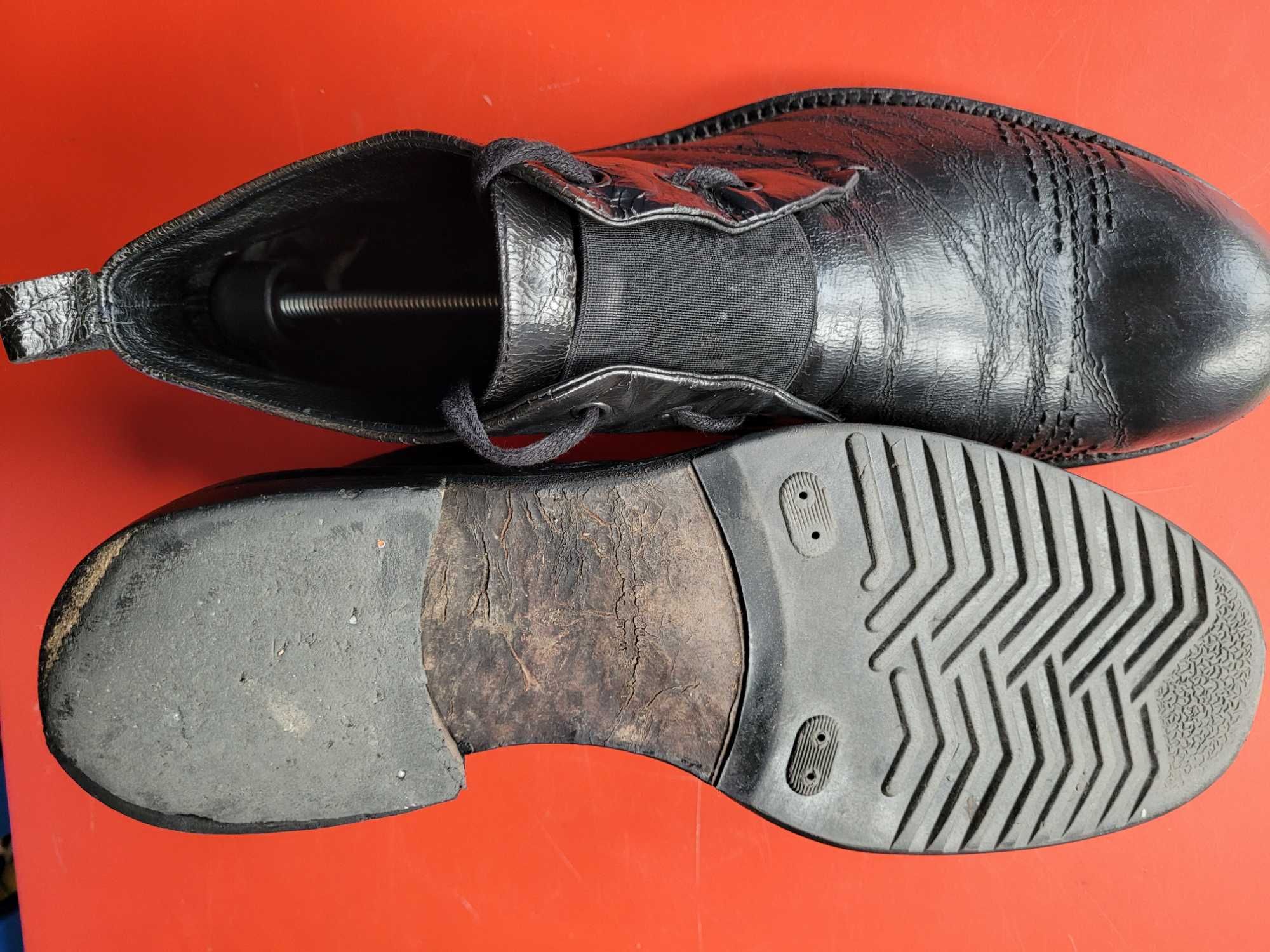 czarne buty skórzane Prima moda, rozmiar 44