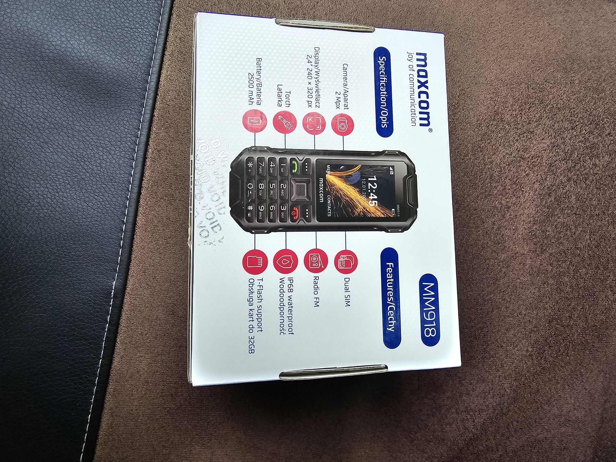 Telefon maxcom mm918 pancerny