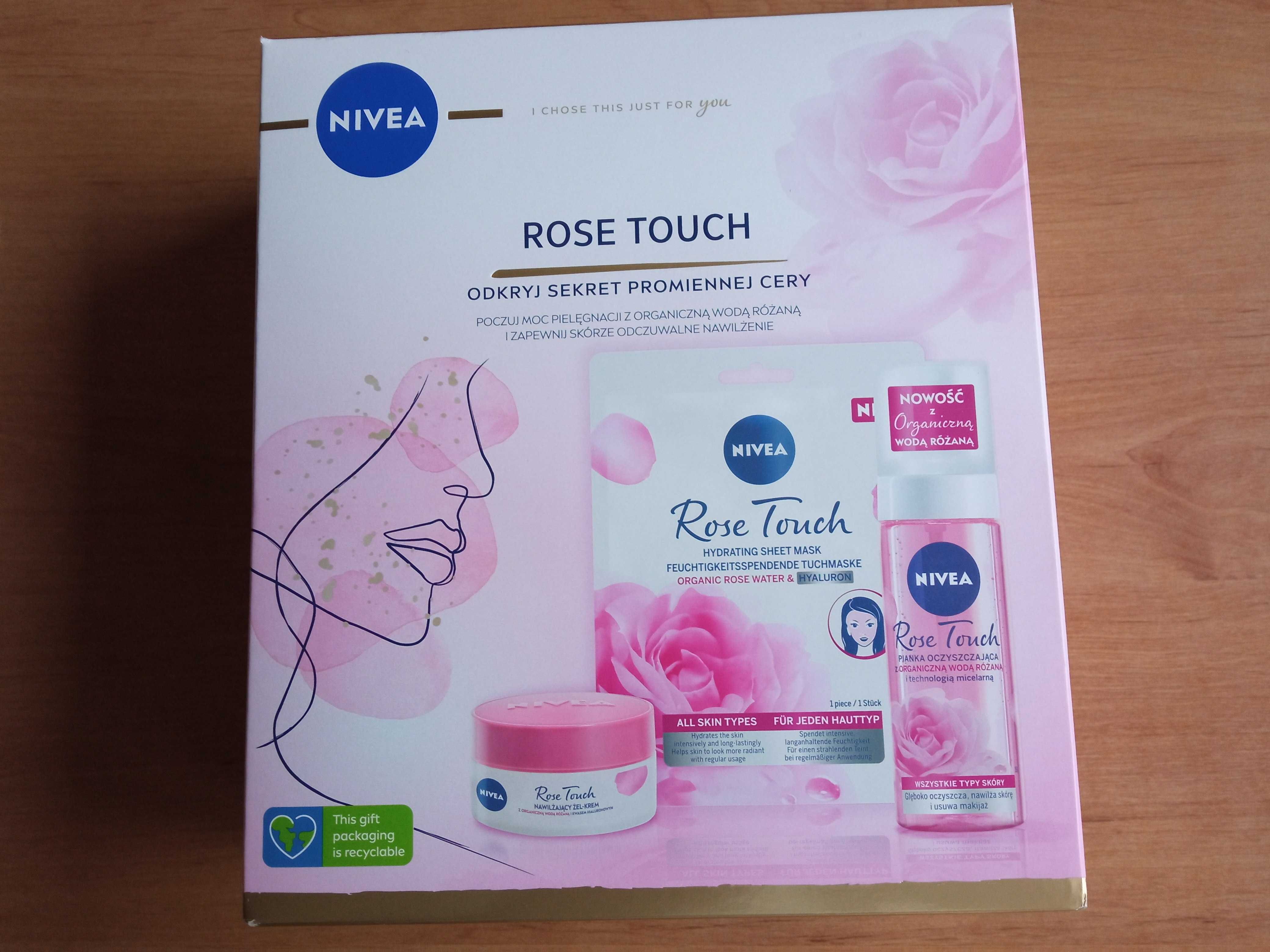 Zestaw kosmetyków. Zestaw Prezentowy Nivea ROSE TOUCH