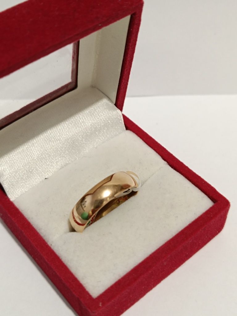 Złota obrączka Warmet szerokość 5mm roz.19,5 złoto próby 583