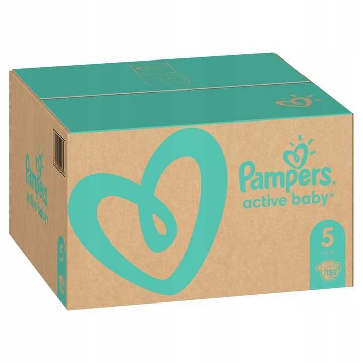 OKAZJA PAMPERS Pieluchy Active Baby 5 Junior 150 szt