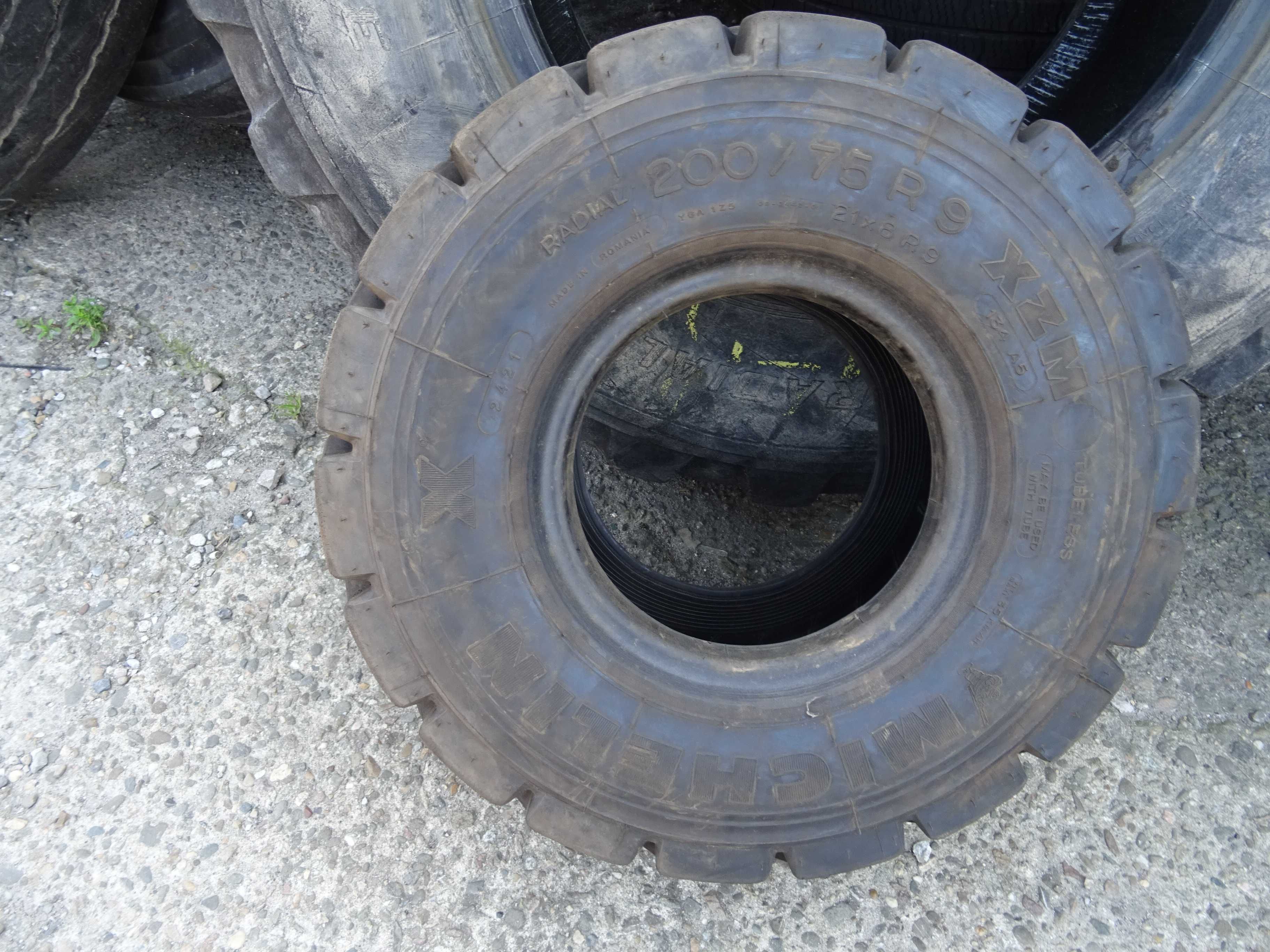 opona 200/75R9 MICHELIN XZM 21X8R9 (300 netto)