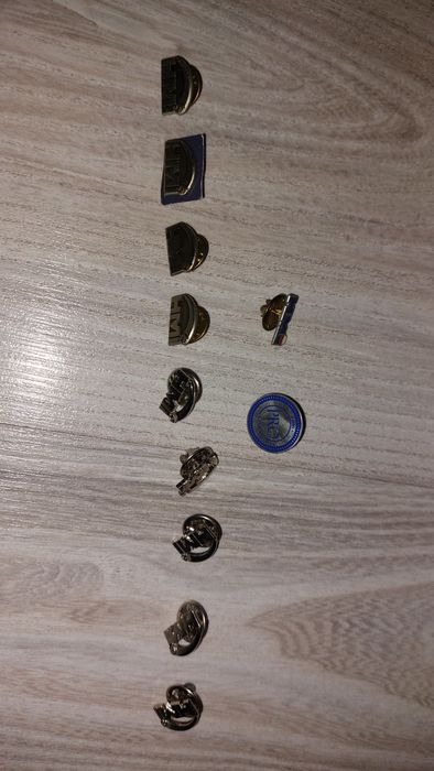 Wpinki do marynarki, szpilka do klapy, przypinka HMI, 11 sztuk