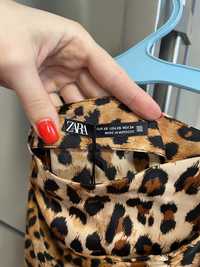 Леопардовая юбка Zara новая