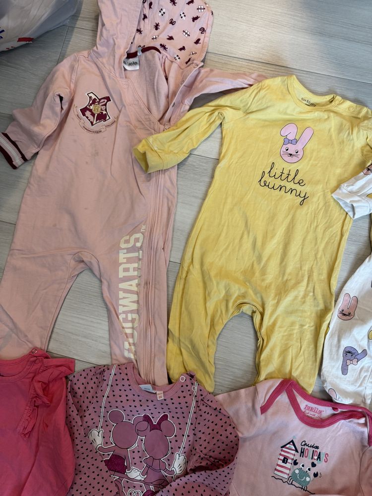 Zestaw ubranek pajacyki body h&m