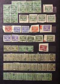 Holandia. Stare znaczki pocztowe. Kasowane, wycinki.