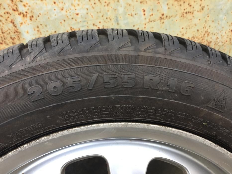 Зимняя резина MICHELIN ALPIN 205/55/R16 на двух дисках BMW