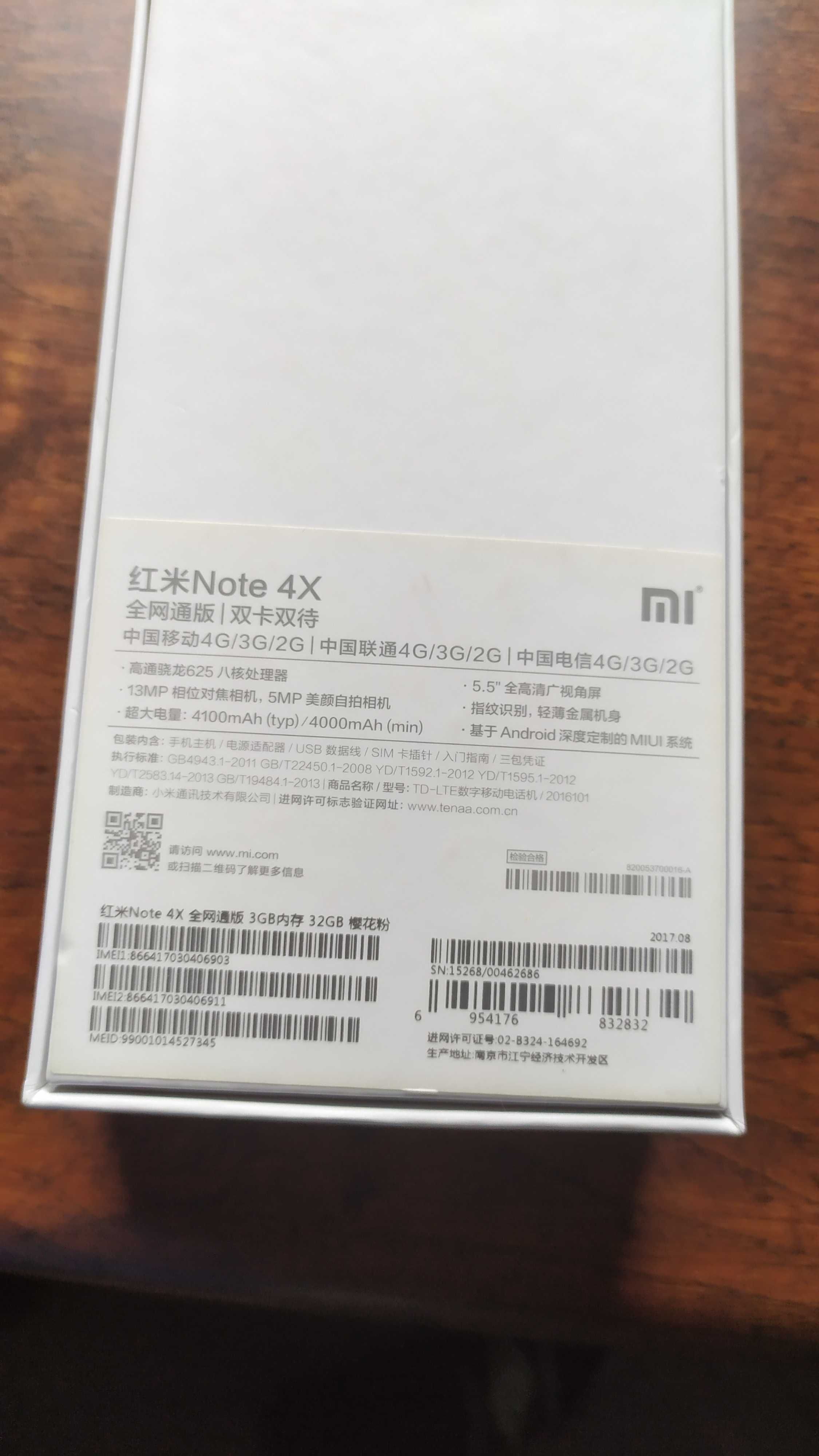 Xiaomi Note 4X 3GB/32GB