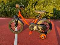 Rower dziecięcy Btwin Robot 500 - 14 cali, pomarańczowy