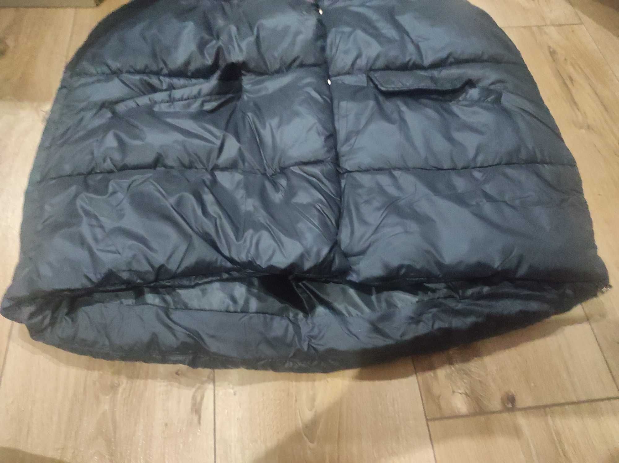 Kamizelka ocieplacz Sinsay M L XL oversize czarna nowa