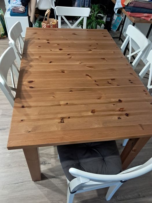 COMO NOVO - Mesa sala jantar + 6 cadeiras marca ikea