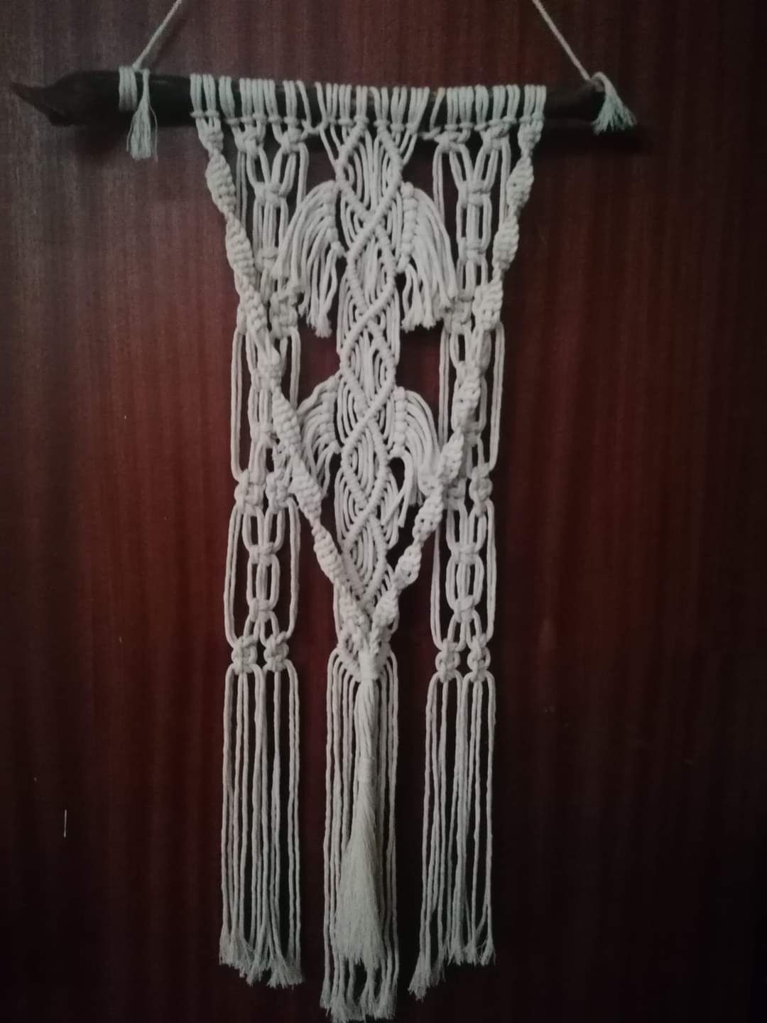 Painéis decorativos em Macramé