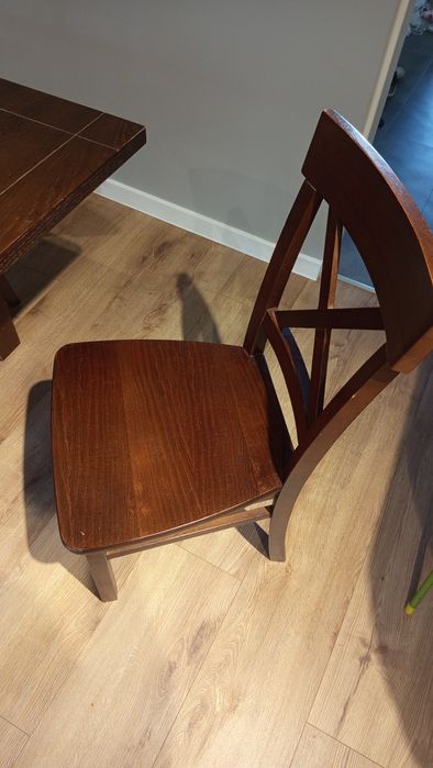 Stół drewniany + 6 krzeseł