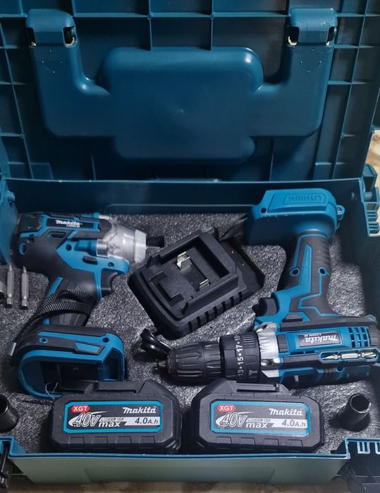 Aparafusadora e martelo pneumatico