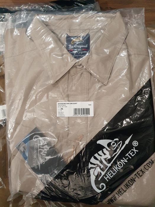 Koszula Helikon Defender Mk2 PolyCotton Ripstop Long Sleeve Khaki XXL