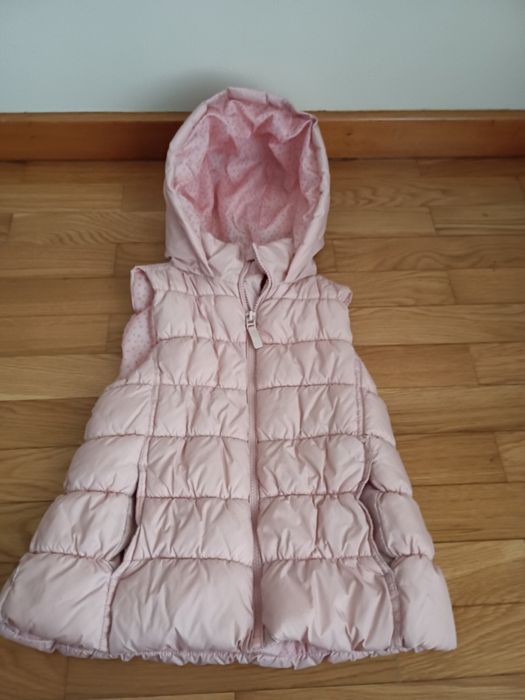 Kispo, colete e parka 7-8 anos ( como novos)