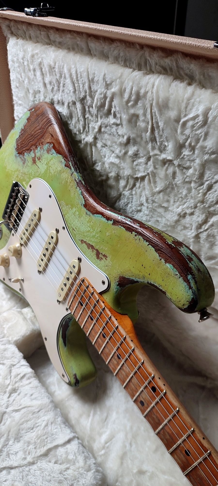 SKG Little Wing Heavy Aged Surf Green Custom Shop Fender LsL TMG Suhr