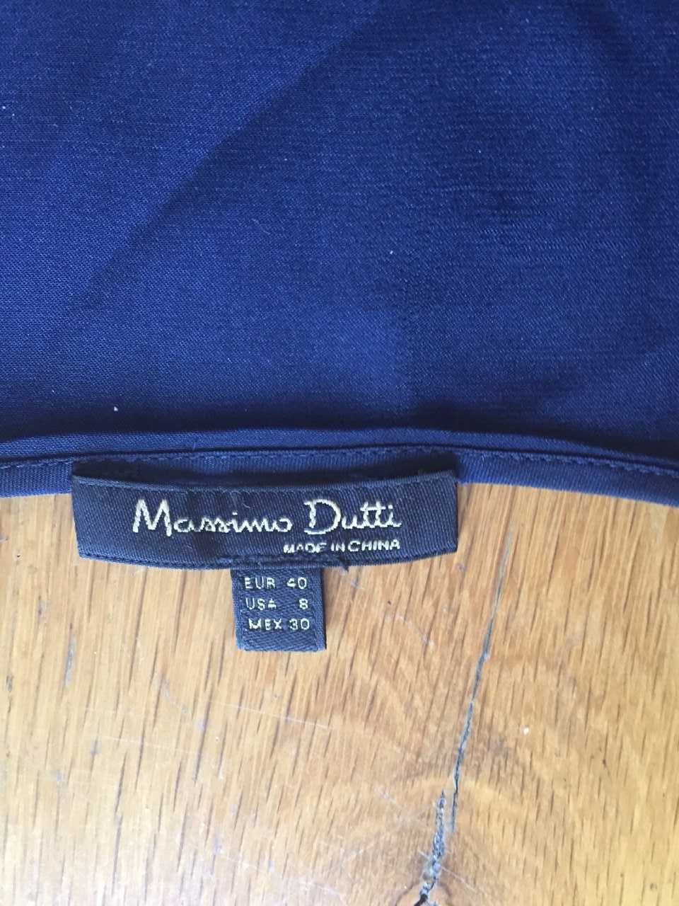 Blusa Azul - Tamanho 40 - Massimo Dutti - Nova