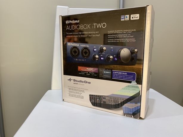 Звуковая карта, студийная, аудиоинтерфейс Presonus AudioBox iTwo