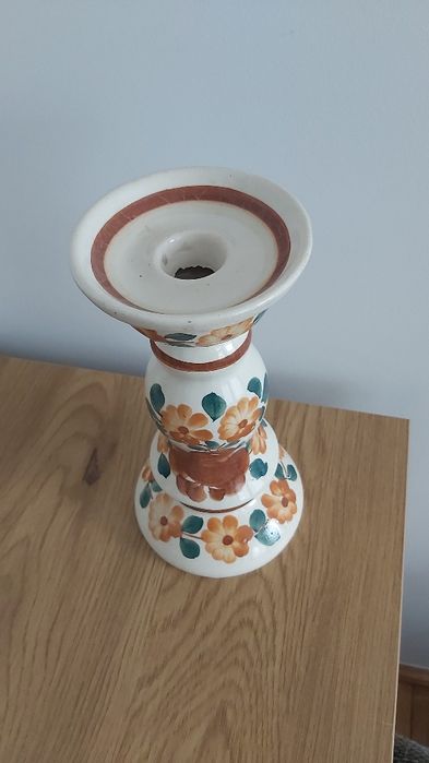 Fajans włocławek lampka stołowa lama stojąca