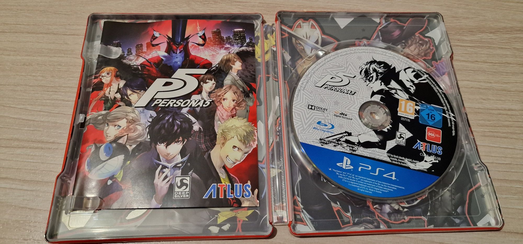 Persona 5 ps4 ps5 steelbook. Super stan. Unikat. Zapraszam. Limitowana