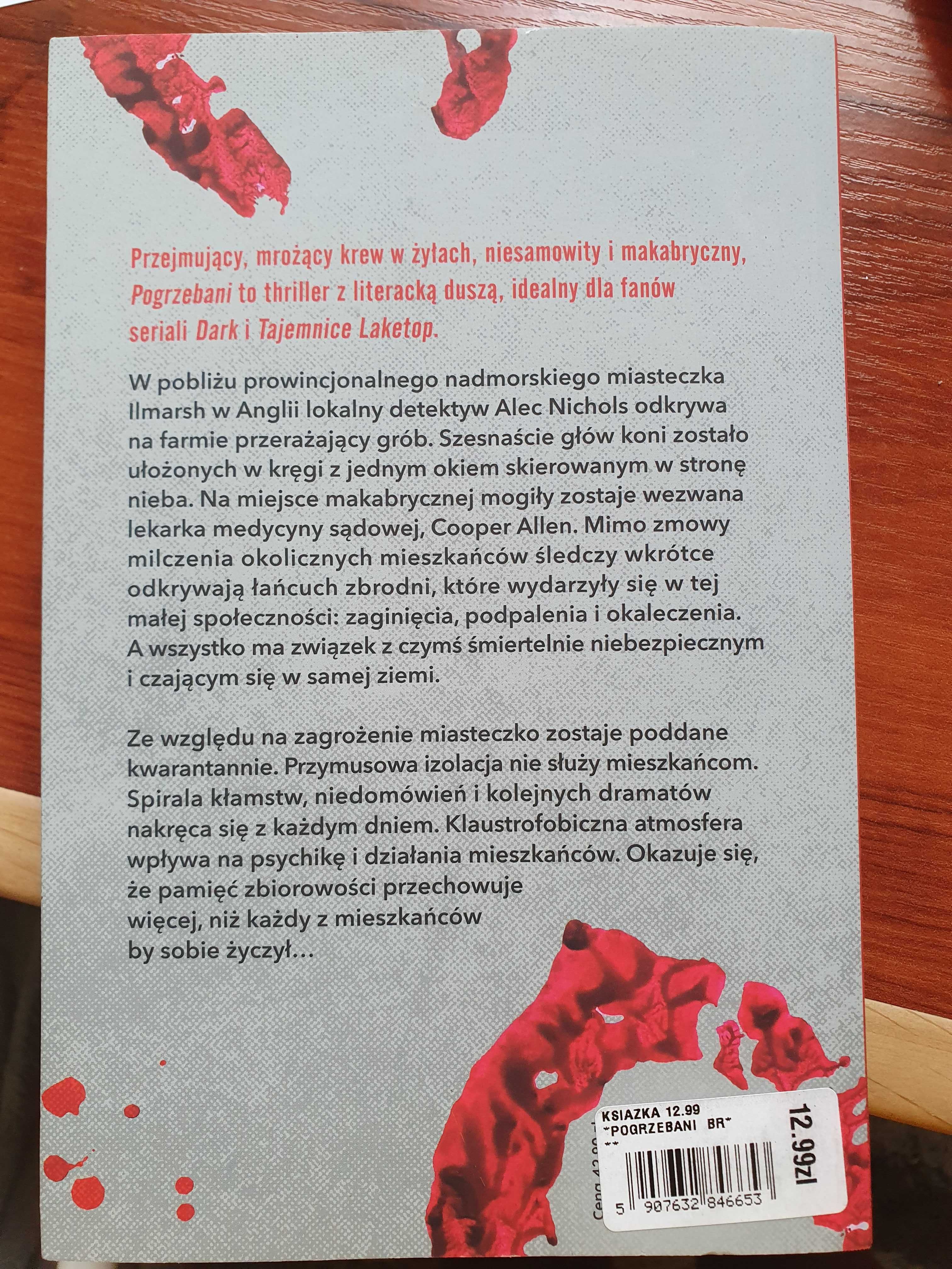 Książka Greg Buchanan "Pogrzebani"