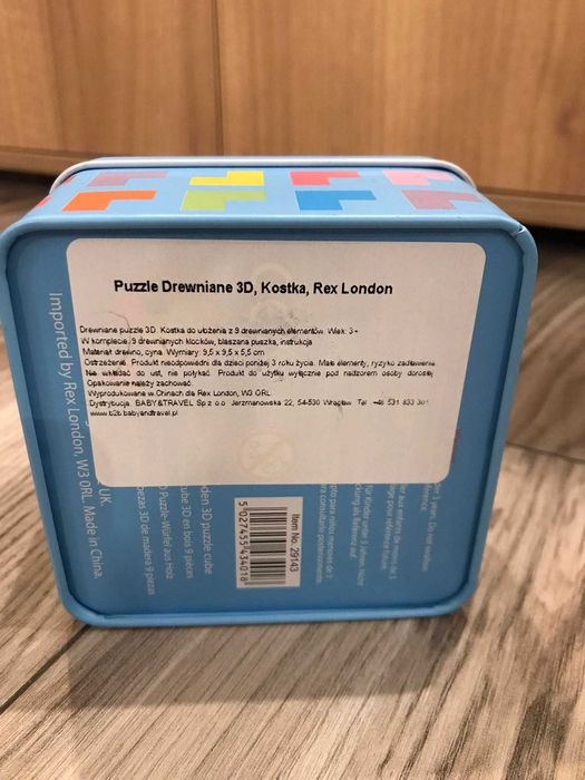Puzzle drewiane 3D, kostka Rex London