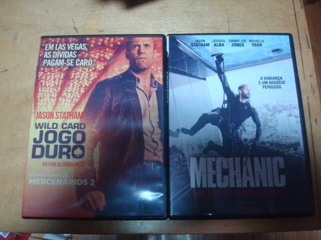 lote 12 dvds originais com jason statham