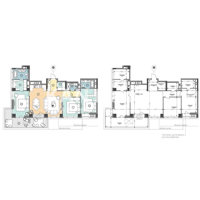 ПРОДАЖ 114,7 м2, 3-кімн квартира, ЖК UNIT.Home Юніт Хоум! БЕЗ КОМІСІЇ