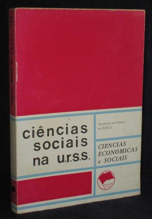 Livro Ciências Sociais na U.R.S.S Academia de Ciências na URSS
