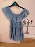 Vestido ganga fina