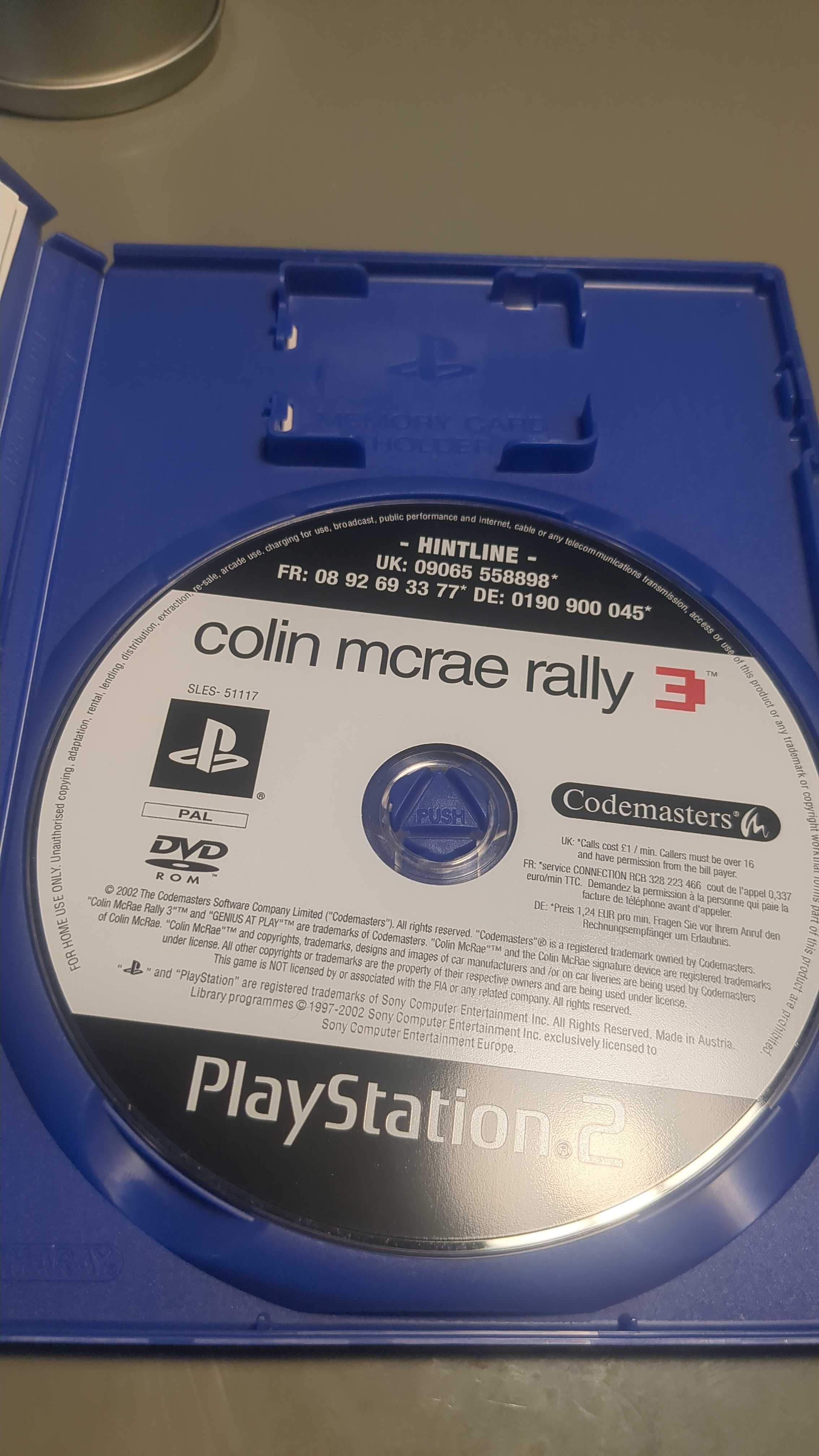 Gra COLIN MCRAE RALLY 3 Sony PlayStation 2 [PS2]