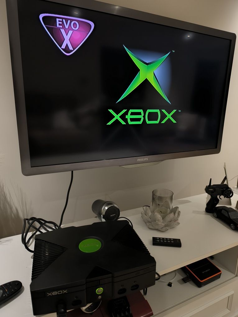 Xbox classica com chip modchip 500gb