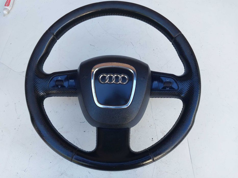 Kierownica Trójramienna Audi a6 c6 a4 b7 Kompletna Airbag Skóra WYSYŁK