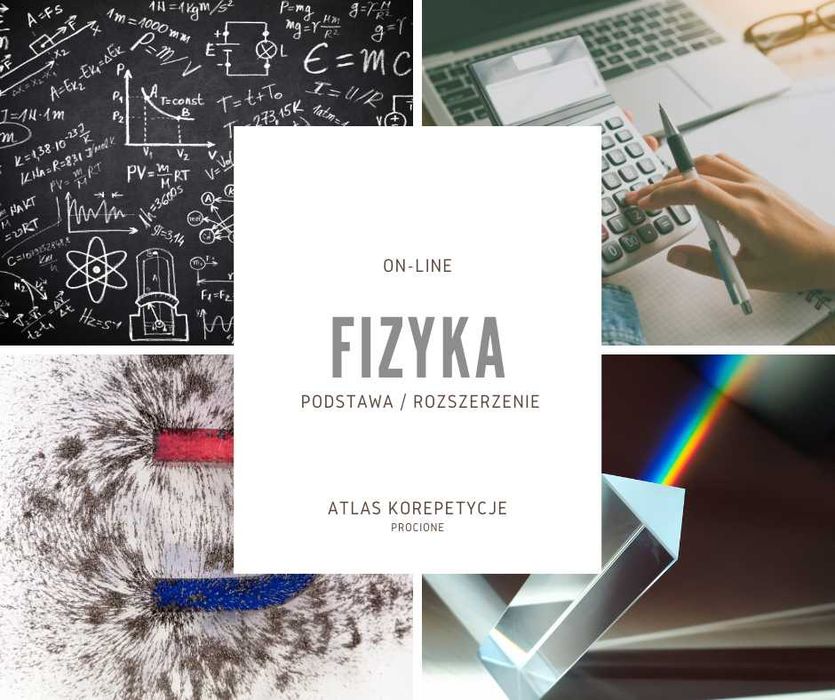 Korepetycje on-line - fizyka (podstawa/rozszerzenie)