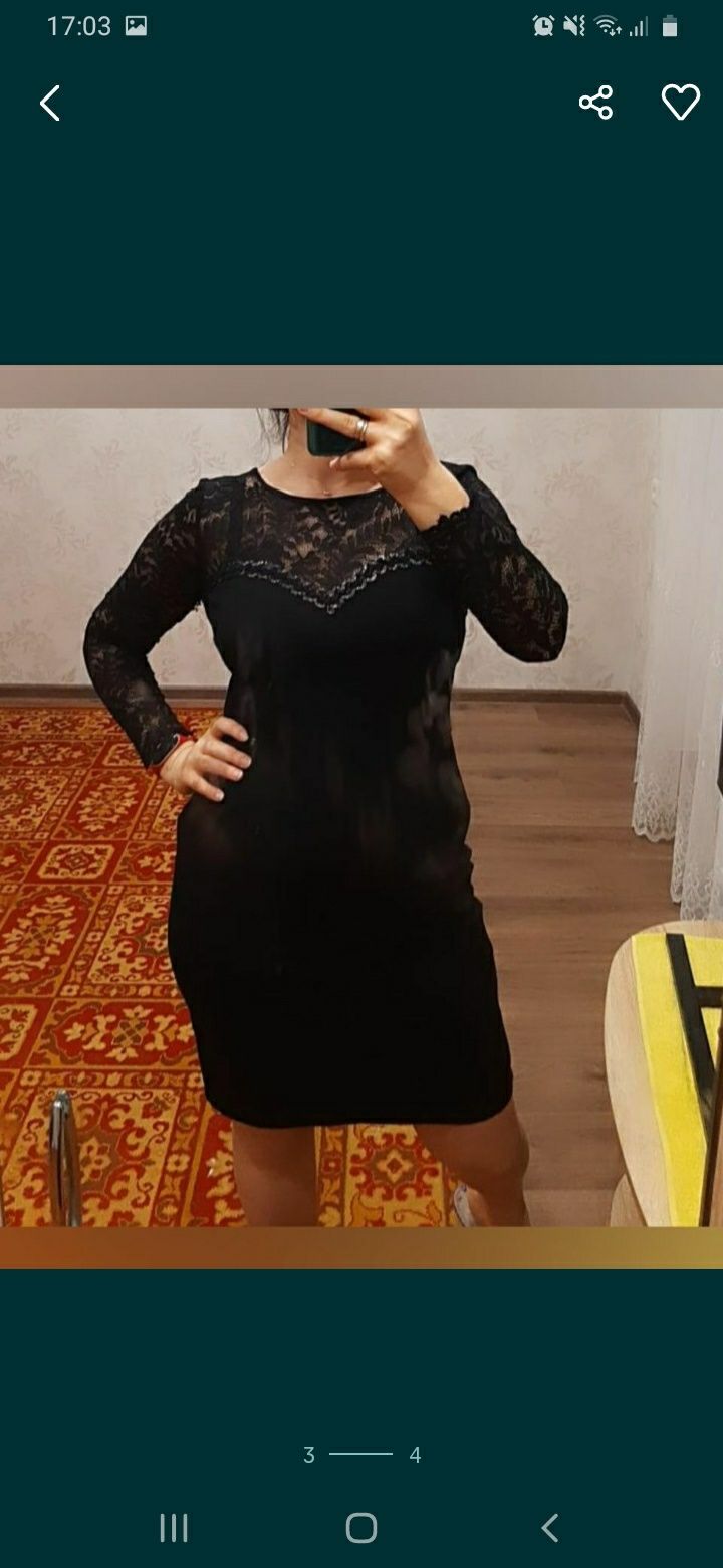 Продам красивое чорное платье )