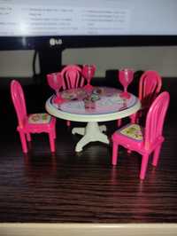 Столовый гарнитур маленький игрушечный стол стулья
