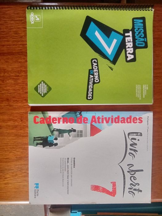 Cadernos de atividades 6,7,8 anos como novos