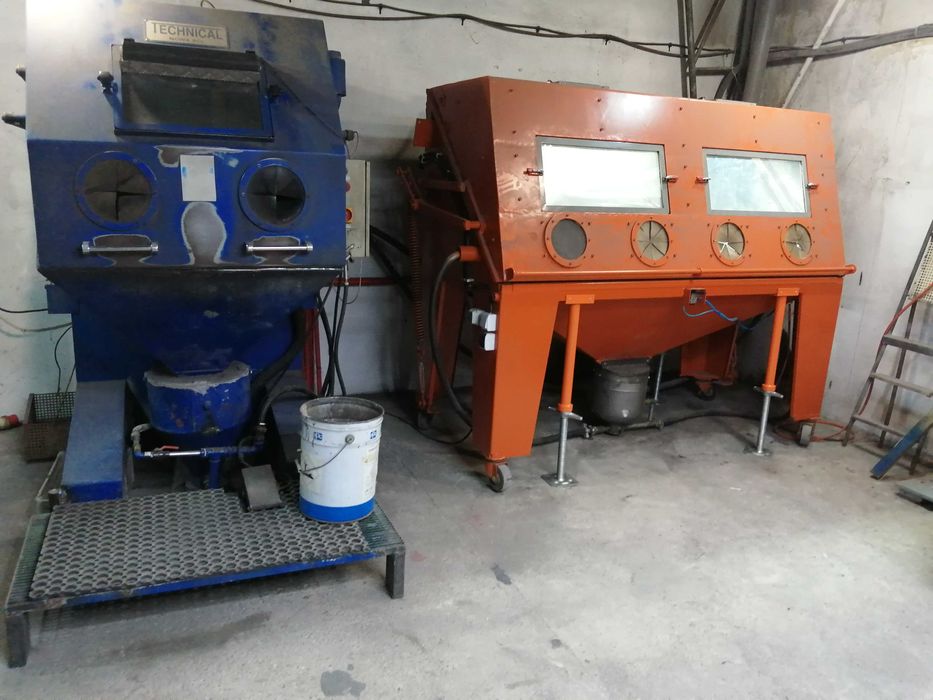 Kompletny zestaw do piaskowania i śrutowania