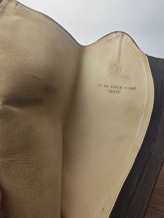 Oficerki Felix Buhler brązowe skórzane rozmiar 39 stan dostateczny