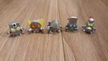 Super Zings figurki srebrne 5 szt. stan bdb