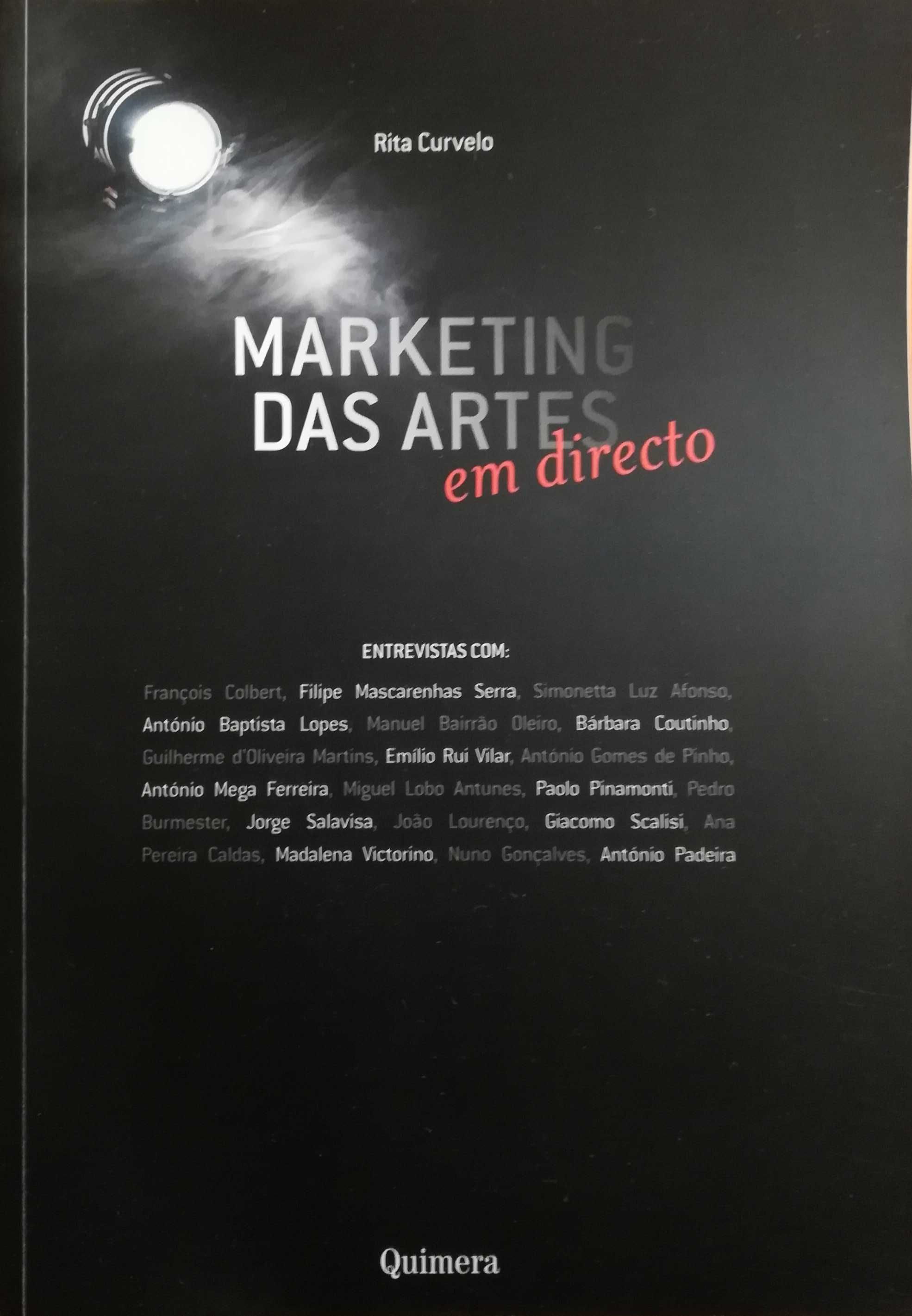 Livro - Marketing das Artes em Directo - Rita Curvelo