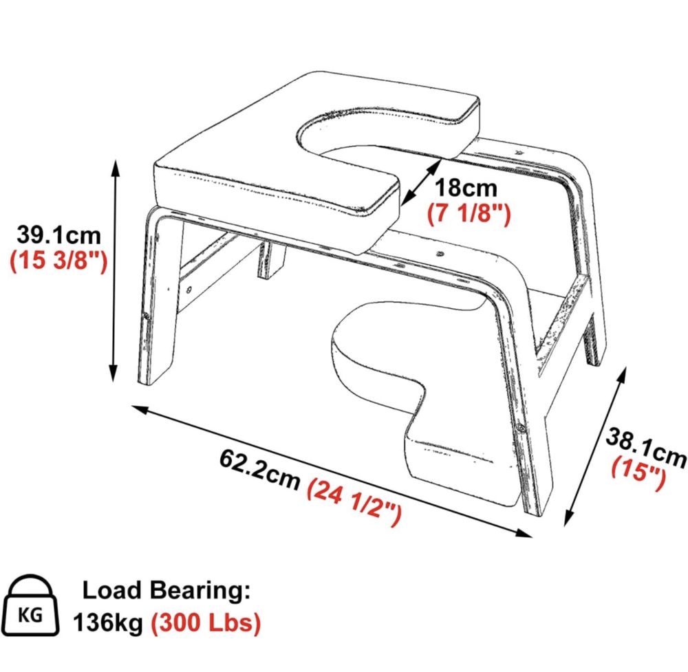 Fotel do jogi Yoga Headstand Benc