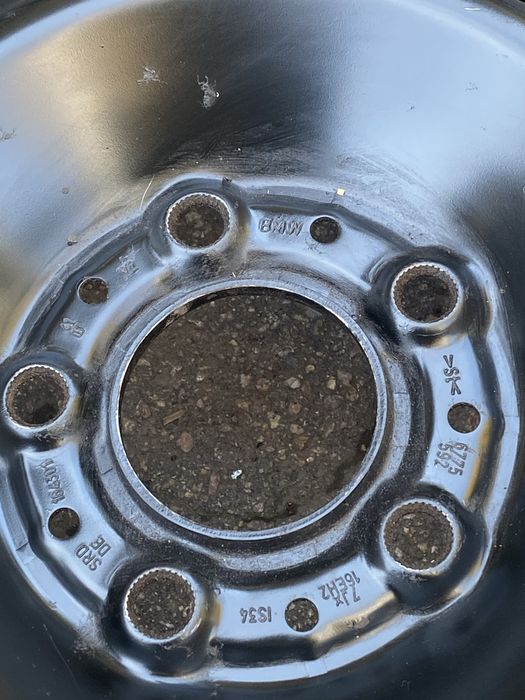 Диски сталеві BMW 5x120/R16(розварки) з резиною