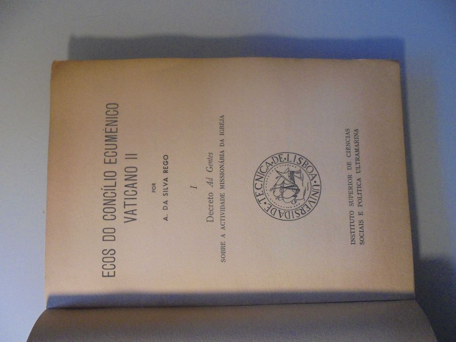 Rego (A.da Silva);Vaticano II-Ecos do Concílio